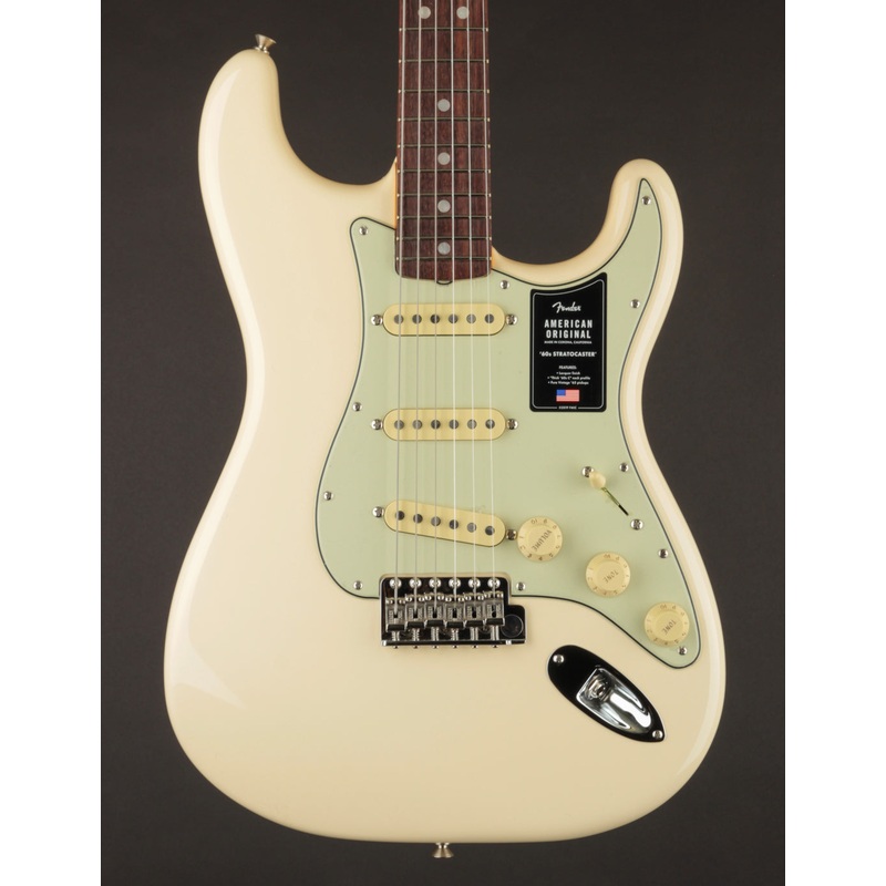 Fender American Original '60s Stratocaster, Olympic White/Rosewood