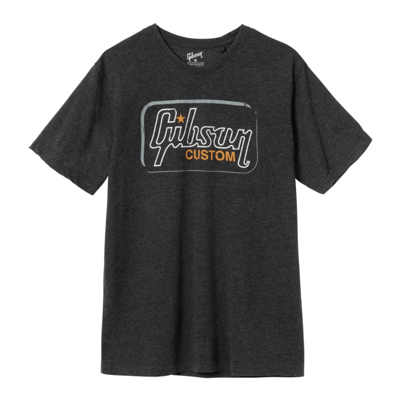 Gibson Custom Tee Gray Small