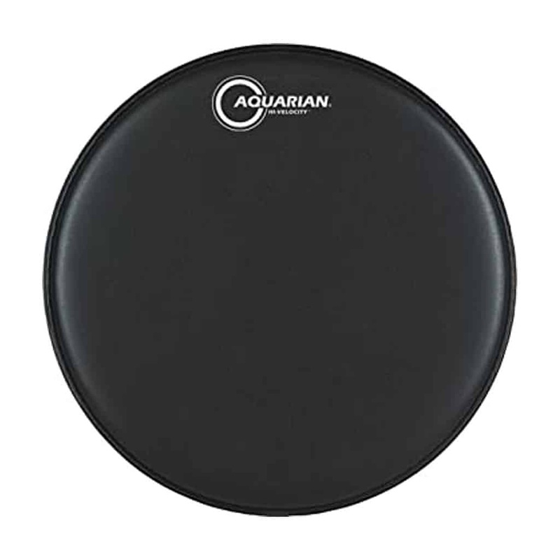 Aquarian Hi-Velocity Series 14" Texture Coated Snare Batter Drum Head - Black