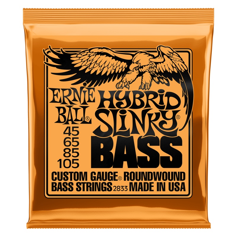 Ernie Ball Hybrid Slinky Nickel Wound Electric Bass Strings (2833)