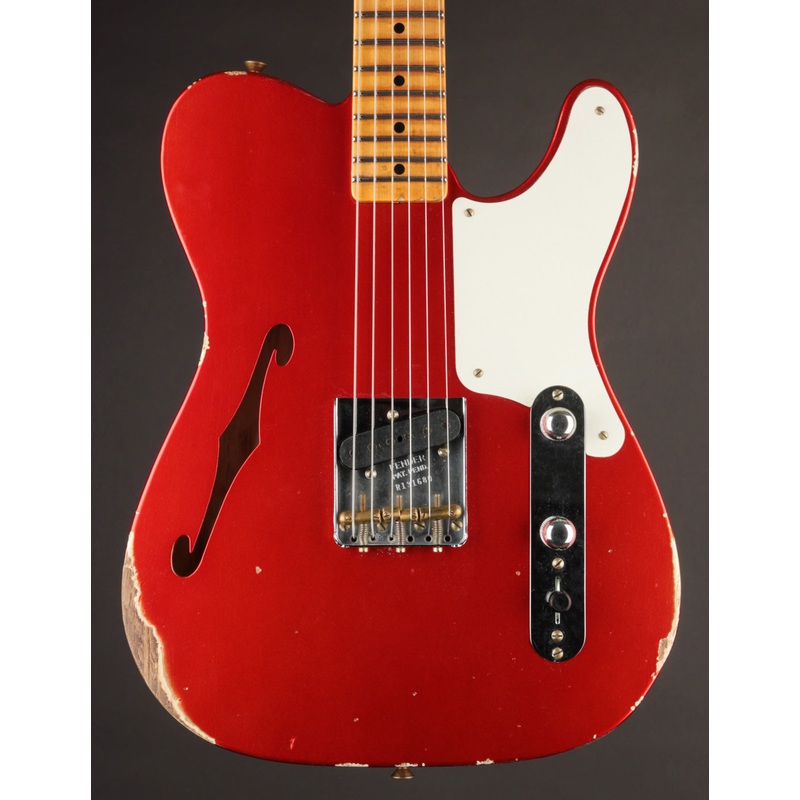 Fender Custom Shop LTD Red Hot Esquire Super Faded Aged Candy Apple Red/Relic