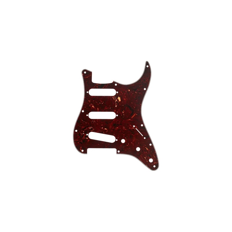 Fender 11 Hole Modern Style Stratocaster Pickguard Tortoise Shell, 4-Ply