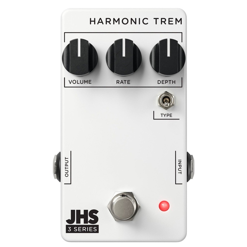 JHS 3 Series Harmonic Tremolo Effect Pedal