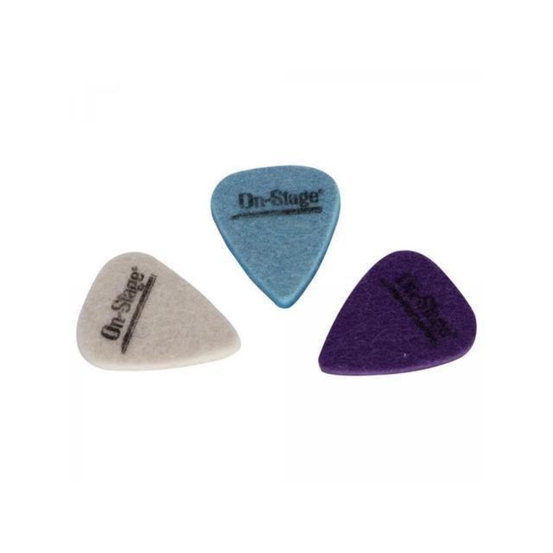 On-Stage UPK300 3-Pack Felt Ukulele Picks