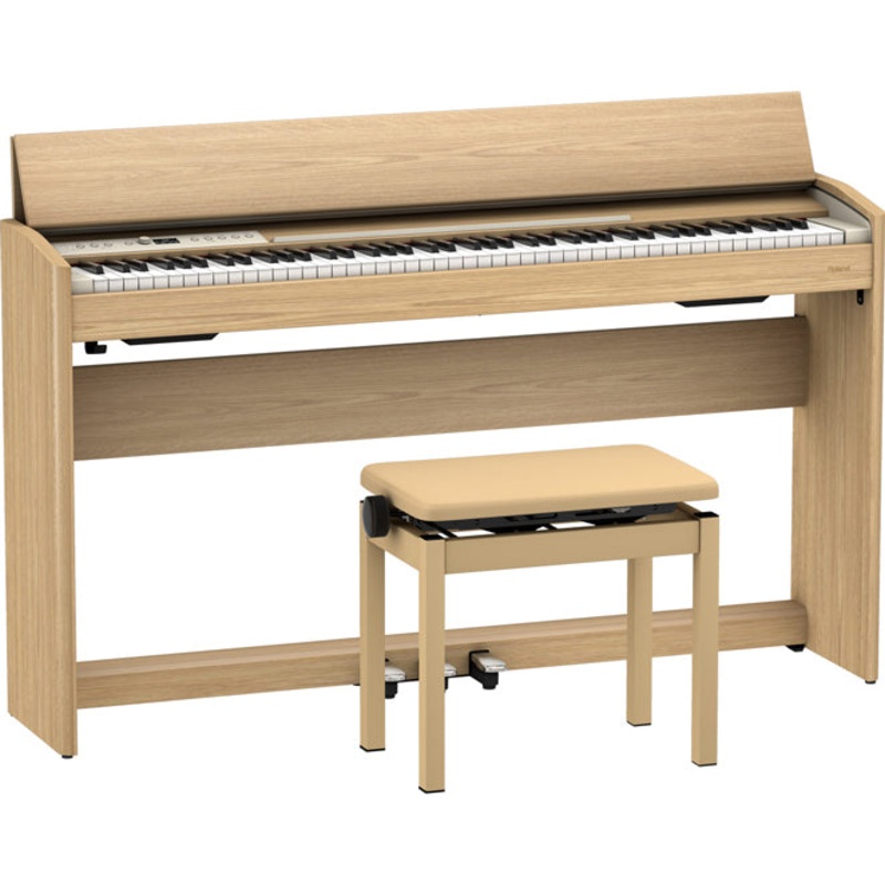 Roland F701-LA Digital Piano Light Oak w/Bench & Stand