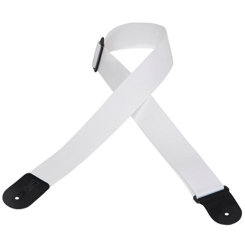 Levy's M8POLY-WHT Polypropylene Guitar Strap
