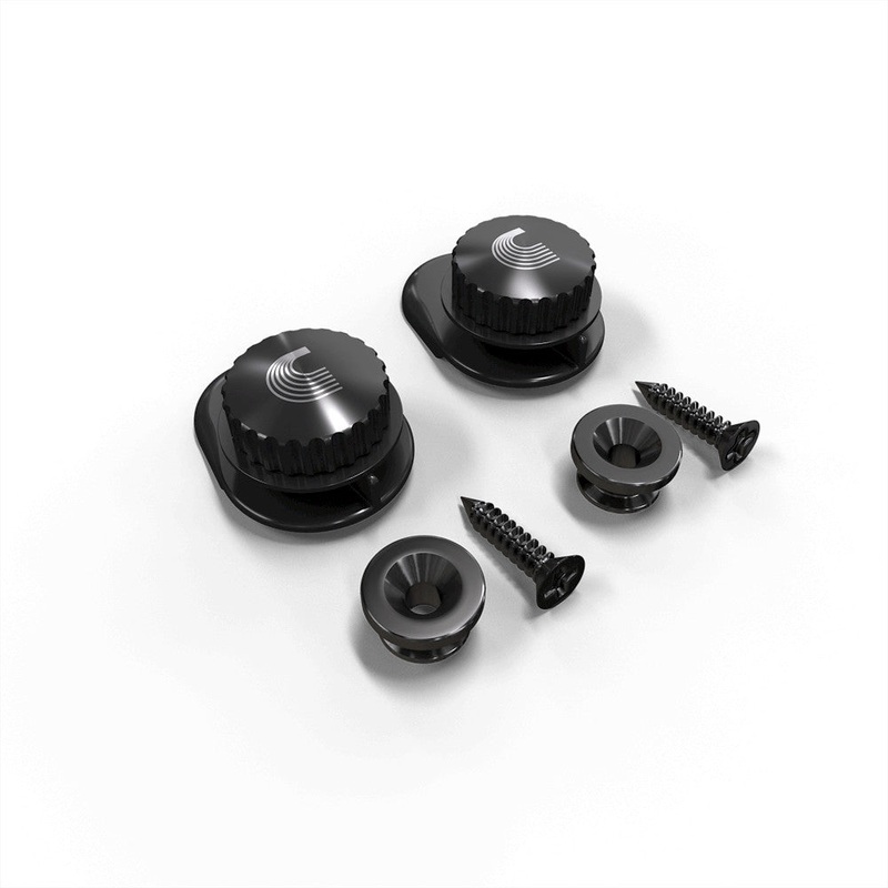 D'Addario Universal Strap Lock System Black PW-SLS-01