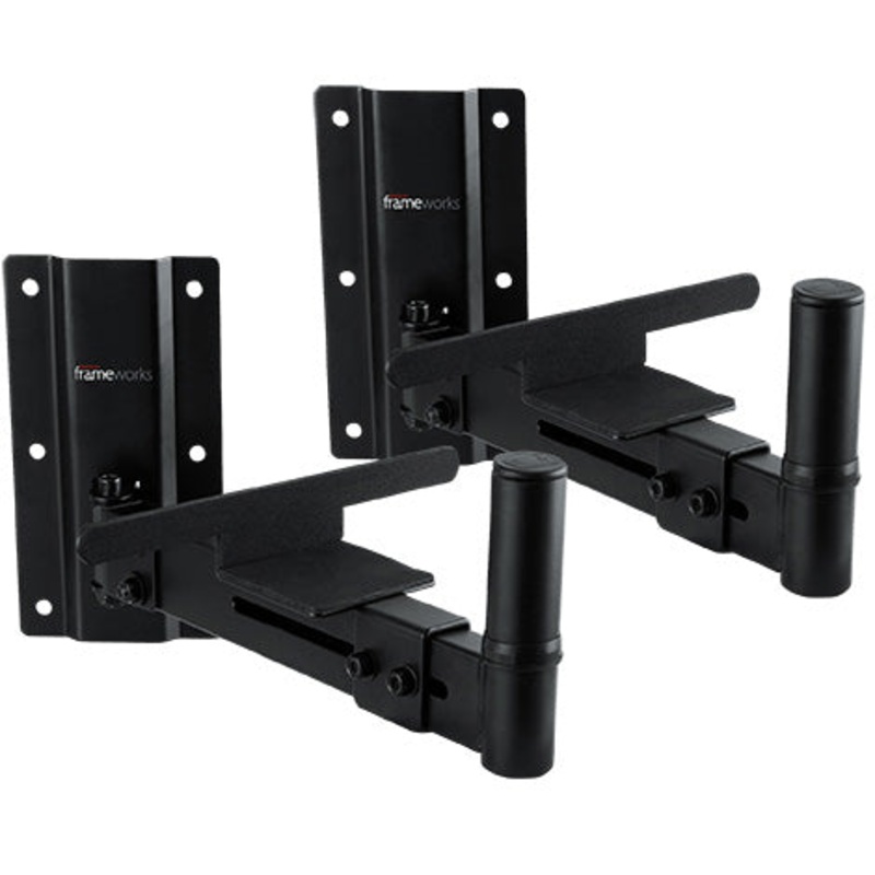 Gator GFW-SPK-WM100 Wall Mount Speaker Brackets, Pair