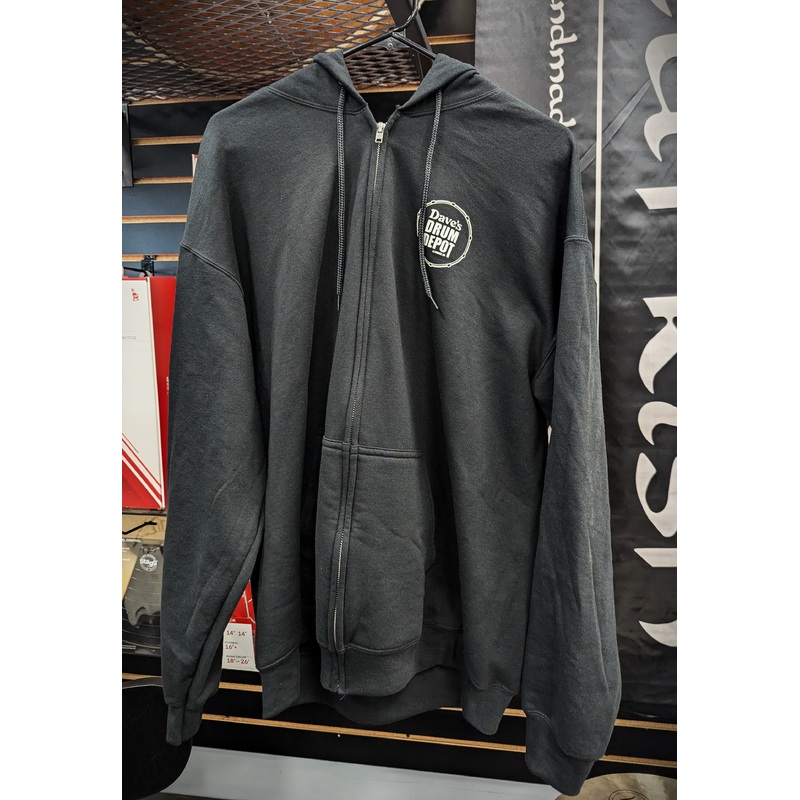 Drum Depot Zip Hoodie - Black Small