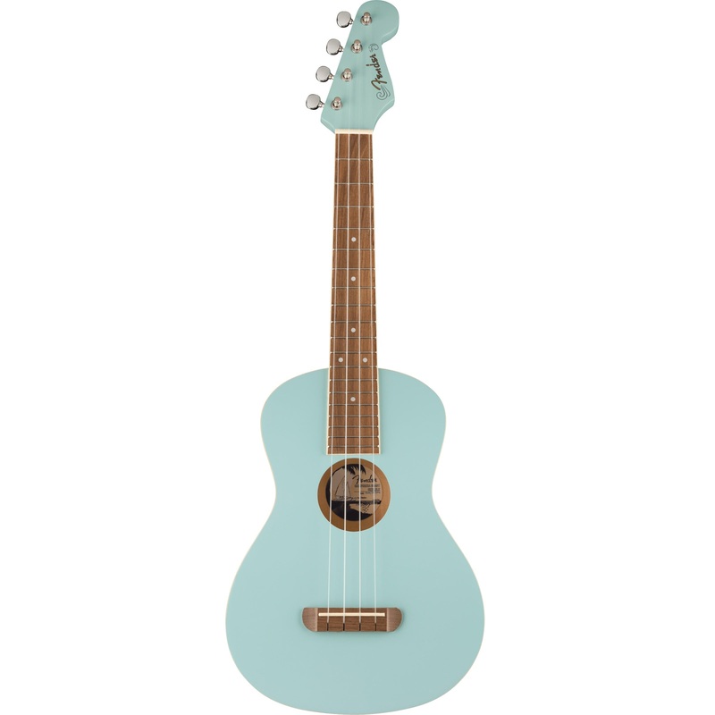 Fender 097-0450-504 Avalon Tenor Ukulele, Daphne Blue