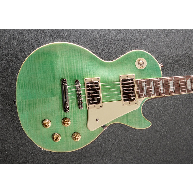 "Inspired by Gibson Collection" Les Paul Standard 50's Figured Top - Seafoam Green