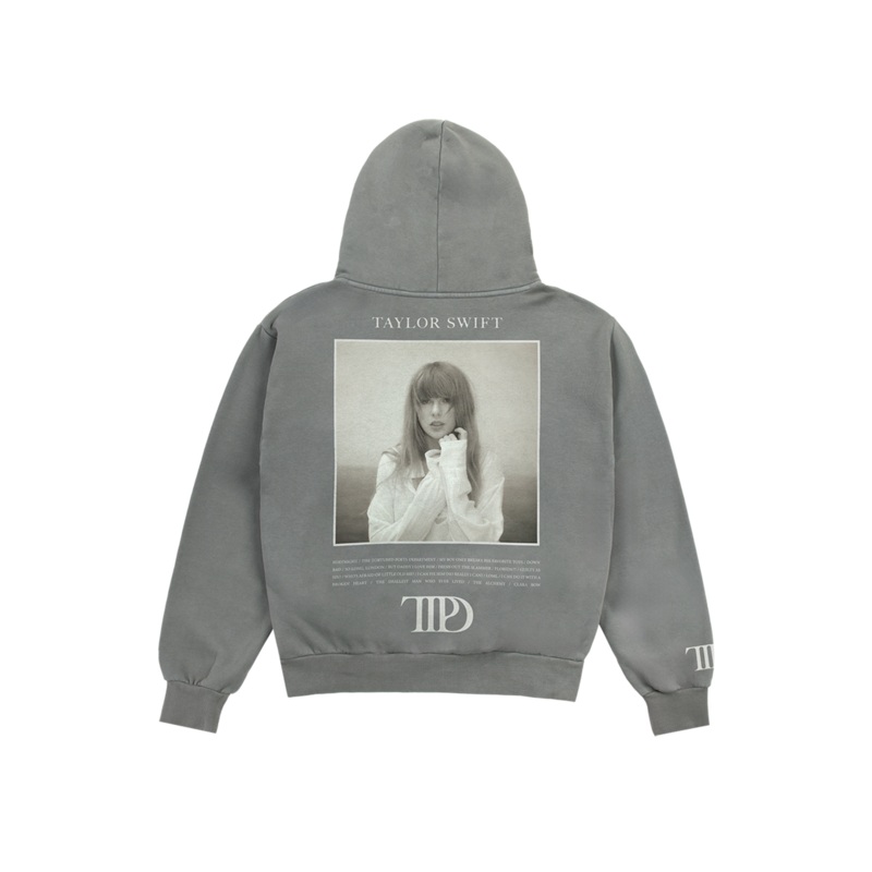 The Tortured Poets Department Gray Hoodie S