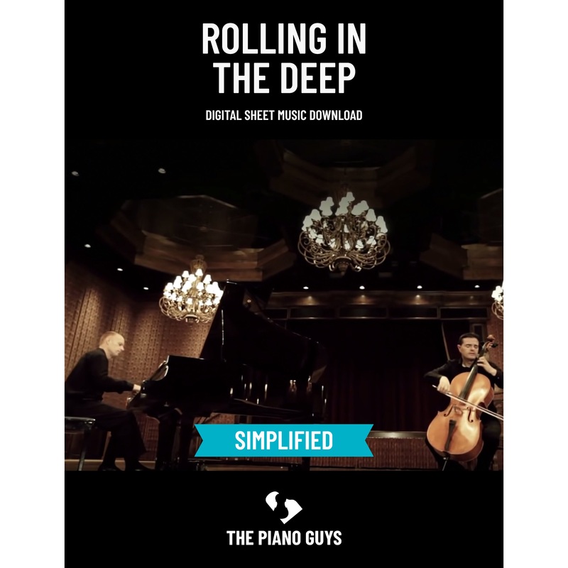 "Rolling In The Deep" - Sheet Music Single (PDF DOWNLOAD ONLY)