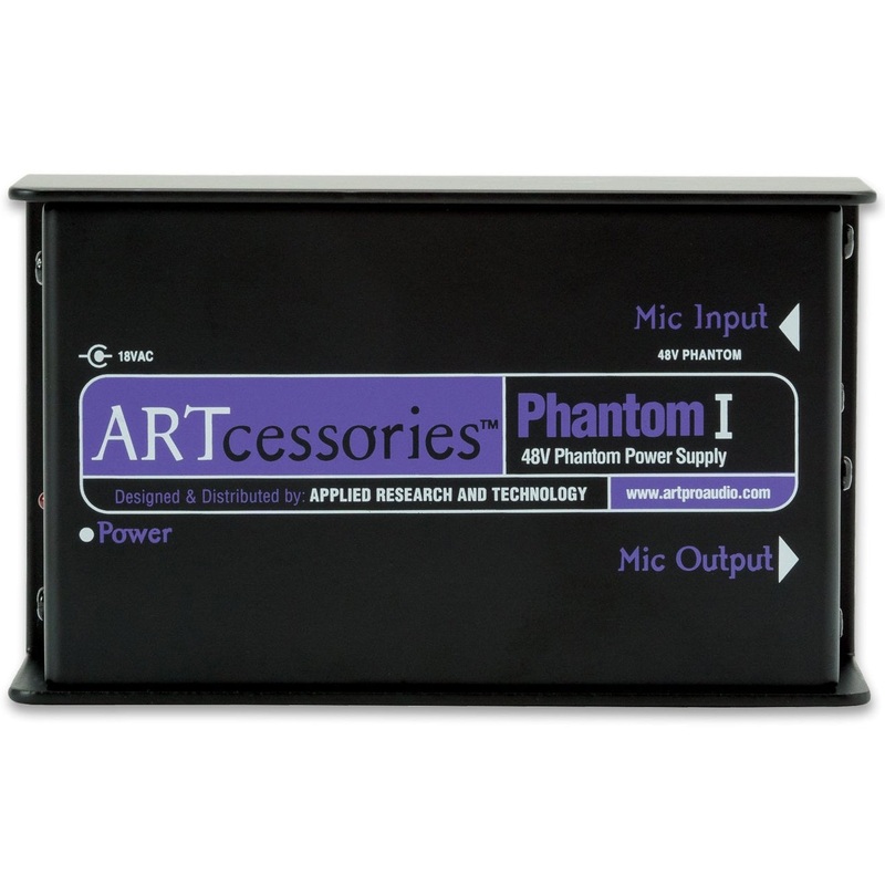 ART PHANTOM1 Single channel 48V Phantom Power Supply