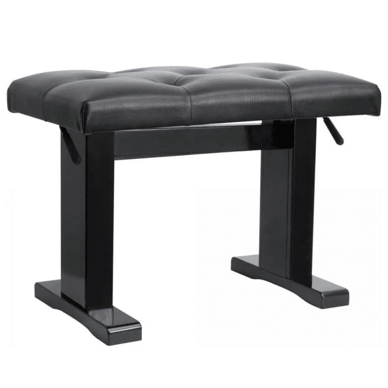 On-Stage KB9503B Adjustable Height Piano Bench - Black
