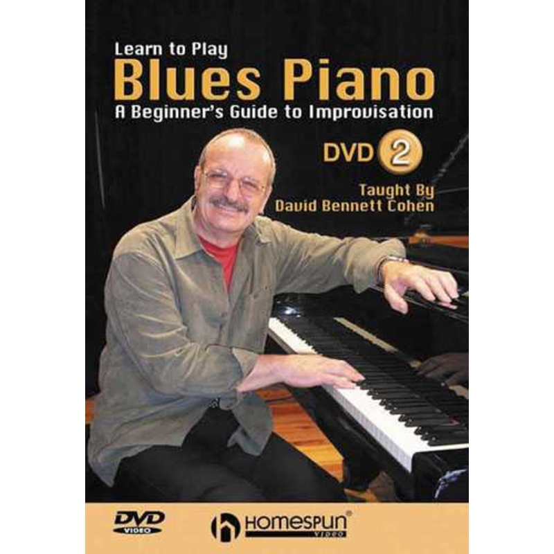 DVD - Learn to Play Blues Piano: Vol. 2-A Beginner's Guide to Improvisation