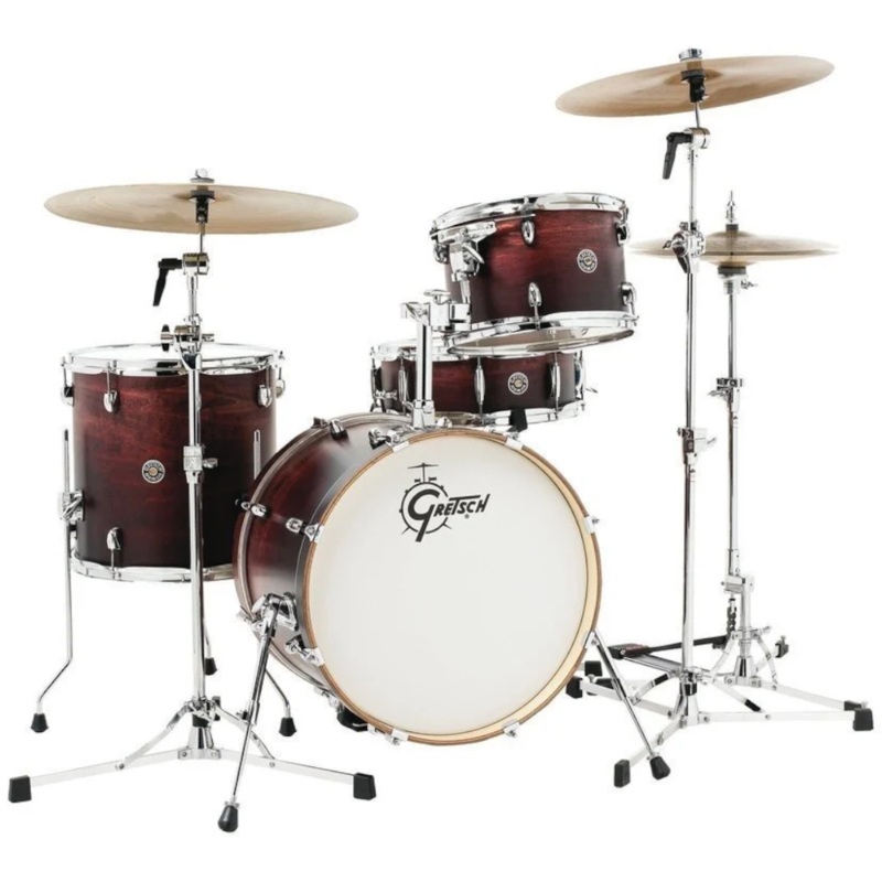 Gretsch Drums Catalina Club CT1-J484 4-piece Shell Pack with Snare Drum - Satin Antique Fade - (Excludes Hardware and cymbals)