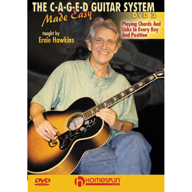 DVD-The CAGED Guitar System Made Easy: Vol. 2 - Playing Chords and Licks in Every Key and Position