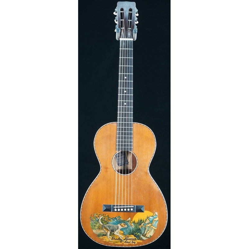 1930s Harmony Houn' Dog X Brace Conversion