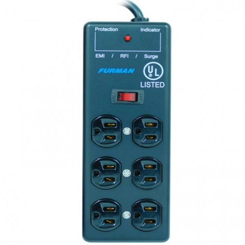 Furman SS-6B 15A 6 Outlet Strip