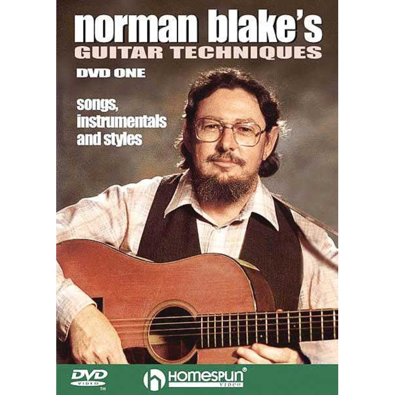 DVD - Norman Blake's Guitar Techniques: Vol. 1 - Songs, Instrumentals & Styles