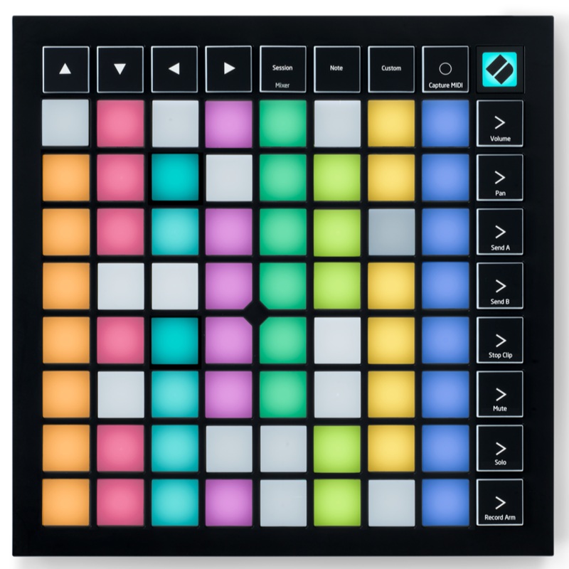 Novation LAUNCHPADX 64-pad MIDI grid controller for Ableton Live