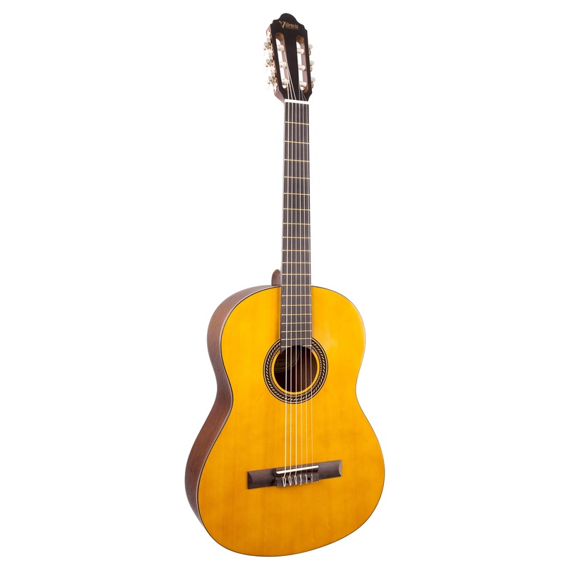 Valencia VC204 200 Series Classical Guitar, Antique Natural Finish