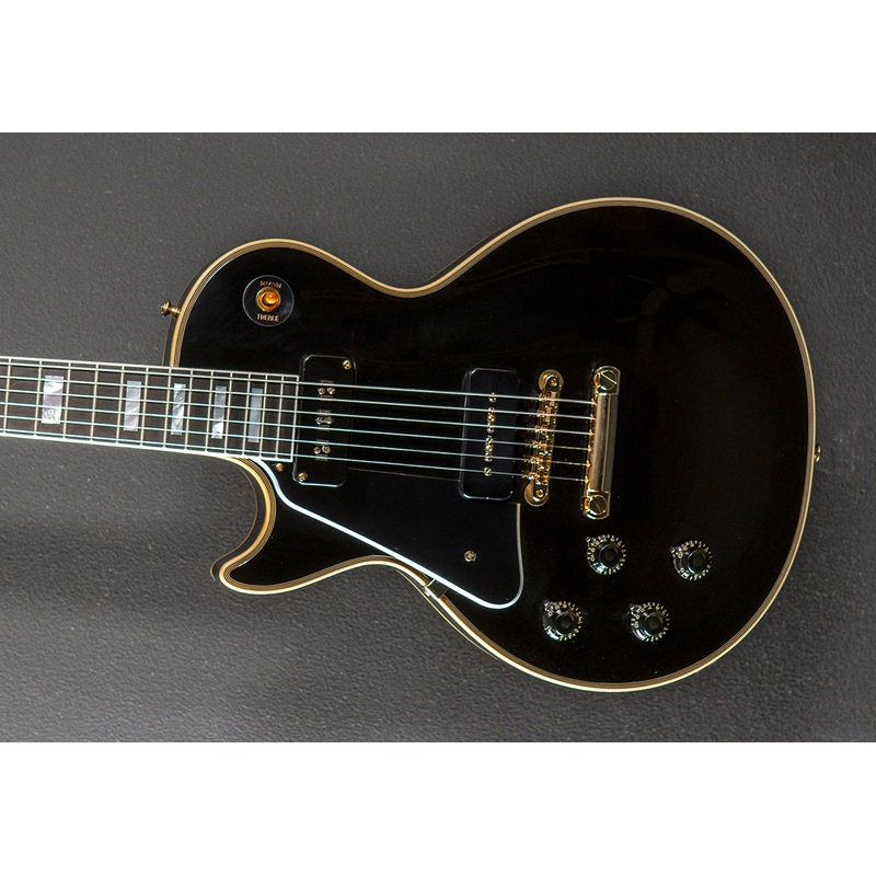 1954 Les Paul Custom Staple Pickup Reissue Left Hand - VOS Ebony
