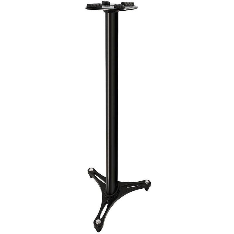 Ultimate Support MS-90-45B Pro Column Studio Monitor Stands w/ Cable Channels, Pair, Black