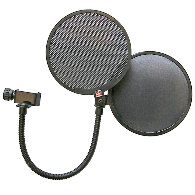 sE Electronics DUAL-POP Dual Pop Filter Fabric / Metal