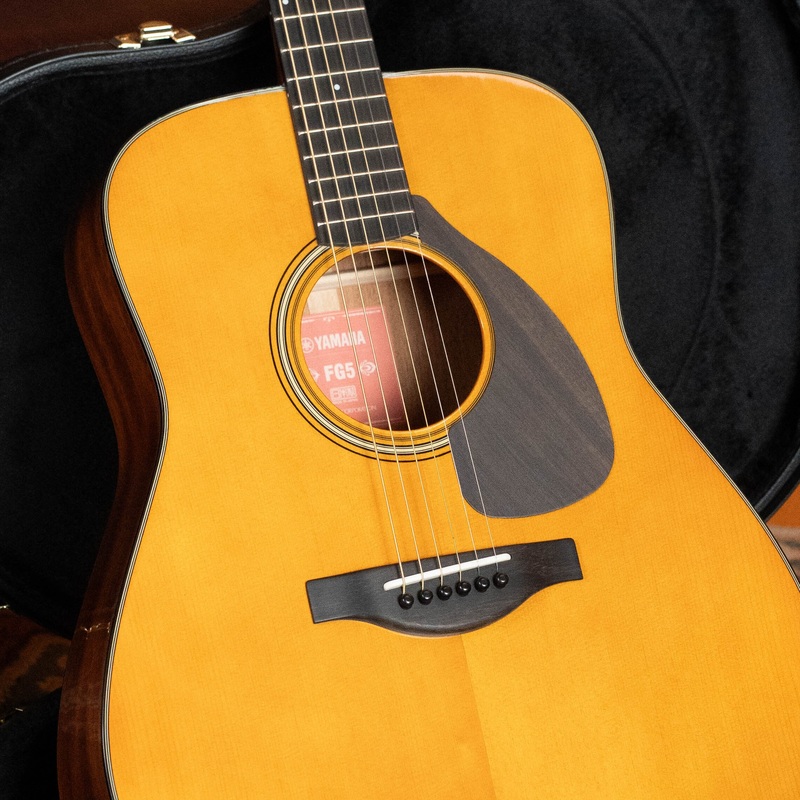 Yamaha FG5 GL NEW Gloss Spruce/Mahogany Red Label Dreadnought Acoustic Guitar #589A