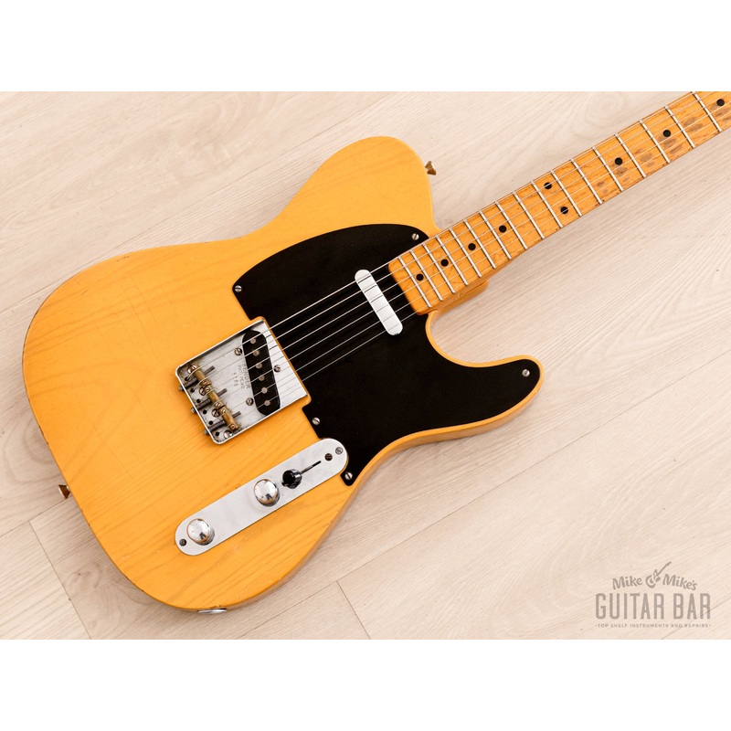 1953 Fender Telecaster Vintage Electric Guitar Blackguard Butterscotch w/ Tweed Case