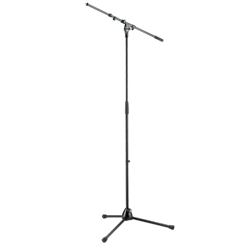 K&M KM210/9 Heavy Duty Tripod Mic Stand with  Telescopic Boom