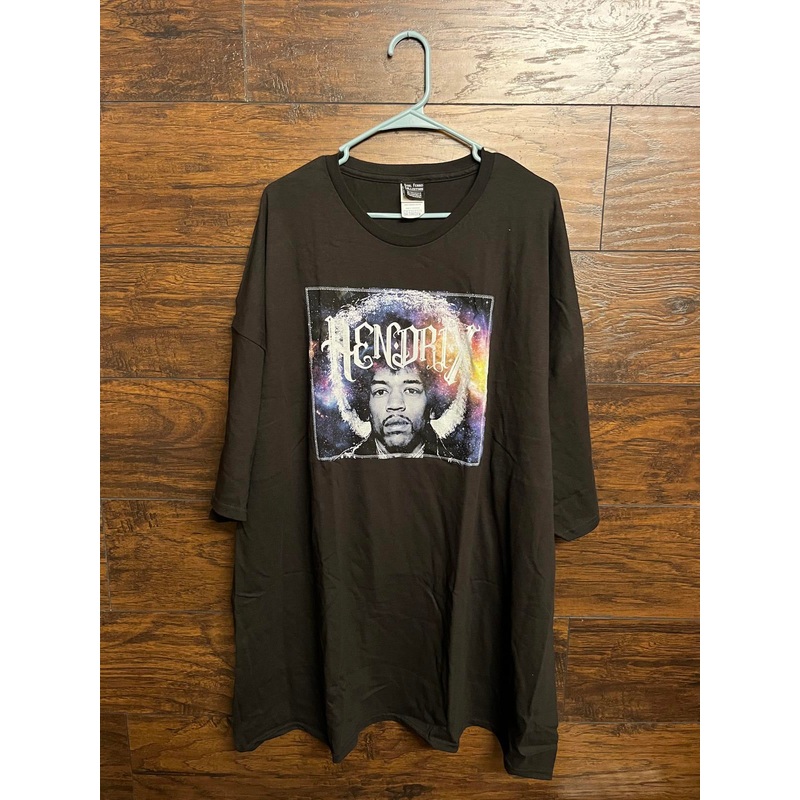 Y2K Jimi Hendrix Space T-shirt Karl Ferris Psychedlic Photo 5XL Black