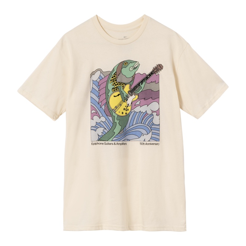 Epiphone 150th Anniversary Tee Cream Small