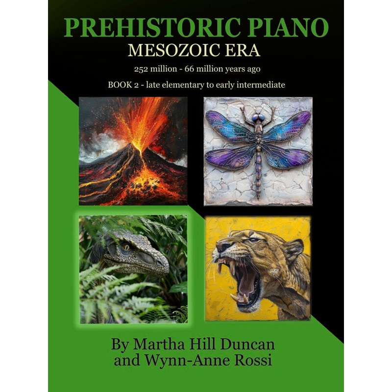 DREADNOUGHTUS BLUES  Piano Solo from Prehistoric Piano Bk 2 by Wynn-Anne Rossi E-Piece