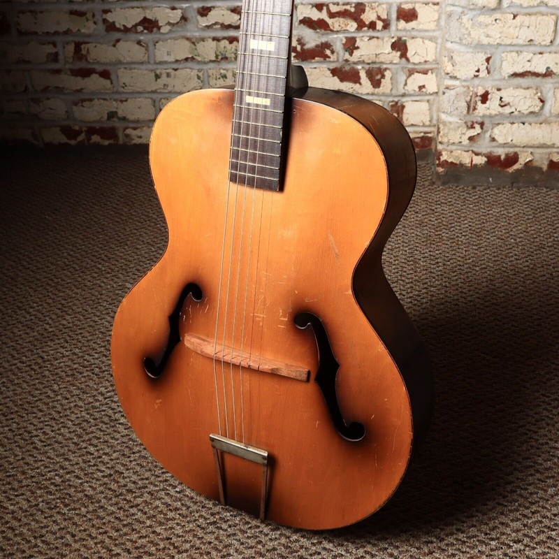 Vintage  S.S. Stewart USA American Archtop Acoustic Guitar