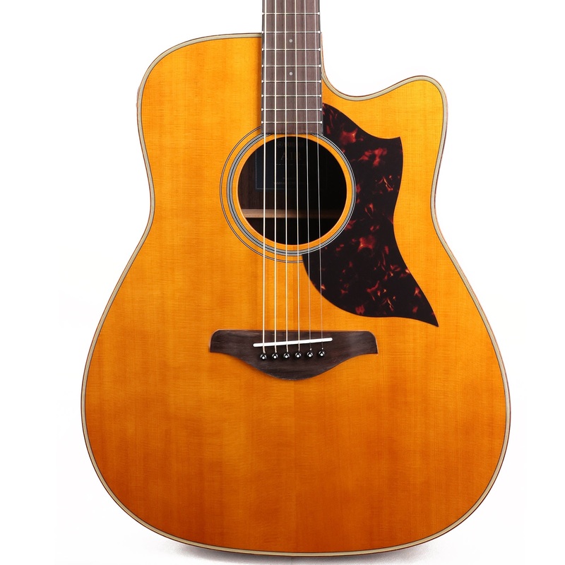 Yamaha A1R Dreadnought Cutaway Acoustic-Electric Vintage Natural