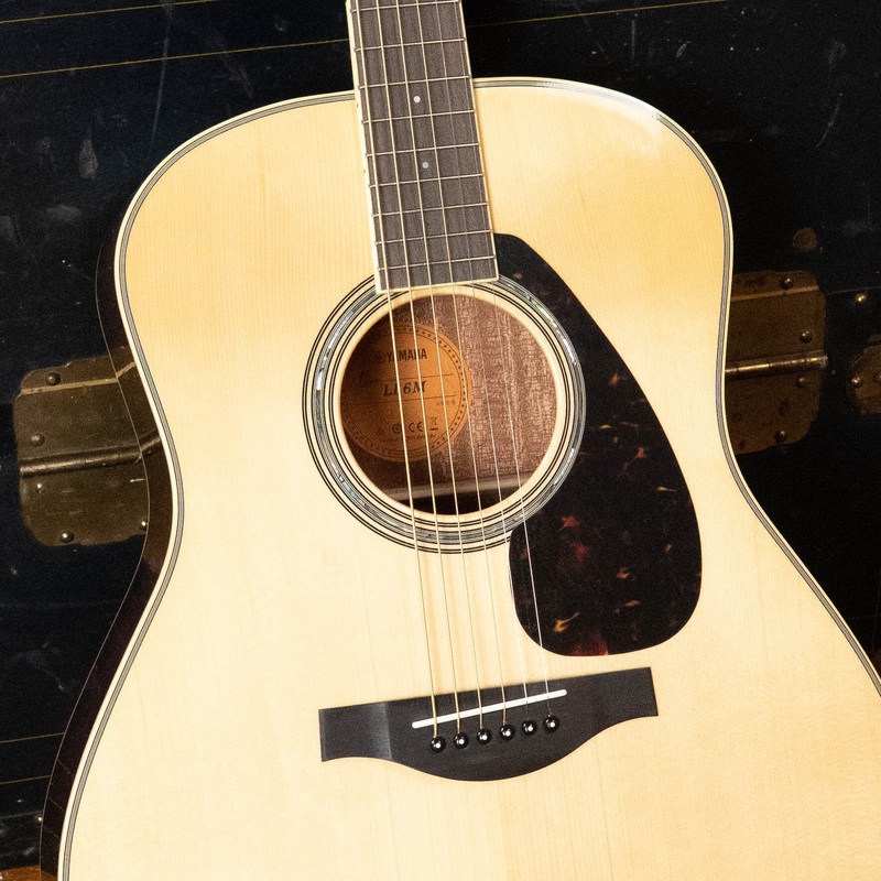 Yamaha LL6M ARE Engelmann/Mahogany Jumbo Guitar w/SRT Zero Impact Passive Piezo Pickup #0581