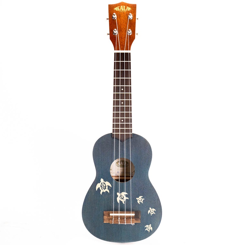 Kala KA-HI-HONU-S Soprano Mahogany Ukulele with Honu Design