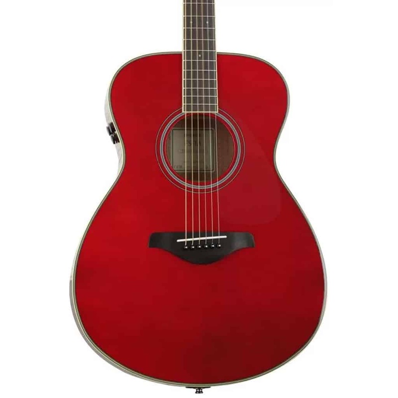 Yamaha FS-TA TransAcoustic Concert Acoustic-Electric Guitar - Ruby Red