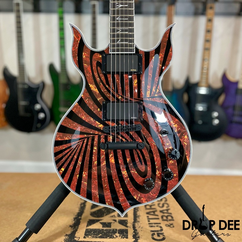 Wylde Audio Heathen Grail Electric Guitar Tortoise Black Blizzard