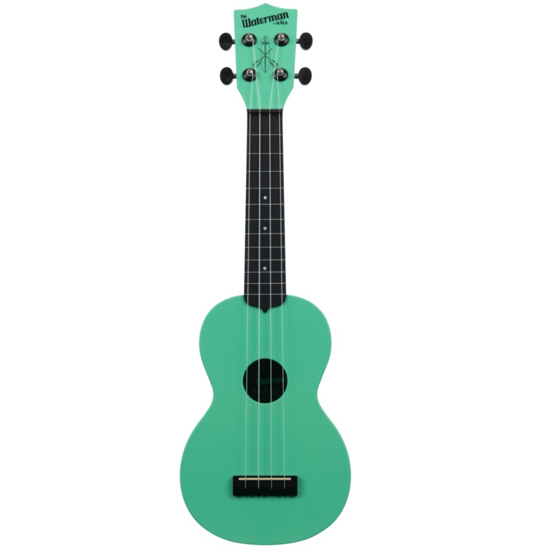 Kala KA-WMS-GN-S Soprano Waterman Ukulele, Sea Foam Green