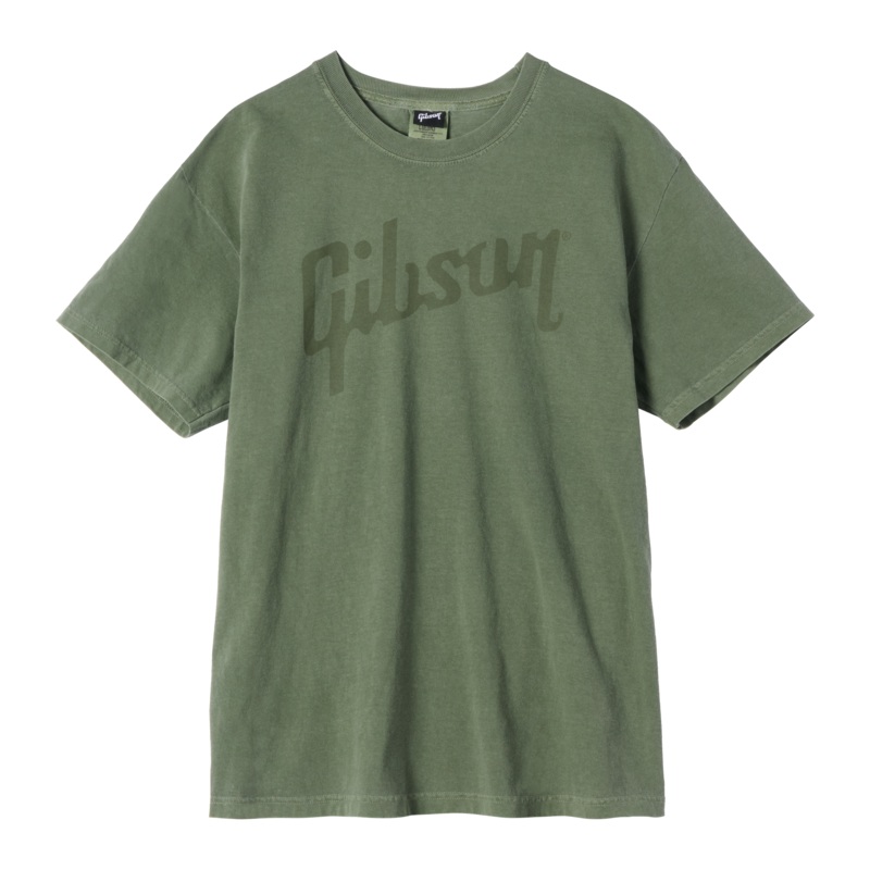 Gibson Logo Tee Small Olive