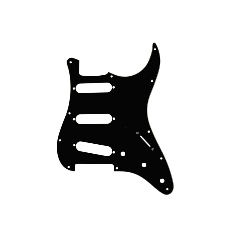 Shop Solo Pro ST Style 11 Hole B/W/B Pickguard Online