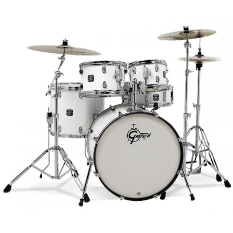 Gretsch Energy GE4605 5-Piece Drum Kit w/ Hardware - White