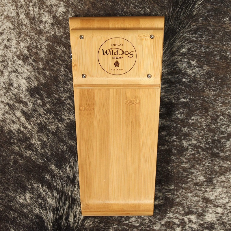 Wild Dog Dingo Stomp Box w/ Bamboo Body & Tone Bar
