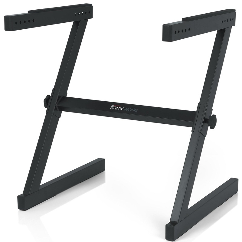 Gator GFWKEYZ0500 Z-Style Keyboard Stand, Fixed Height 27"
