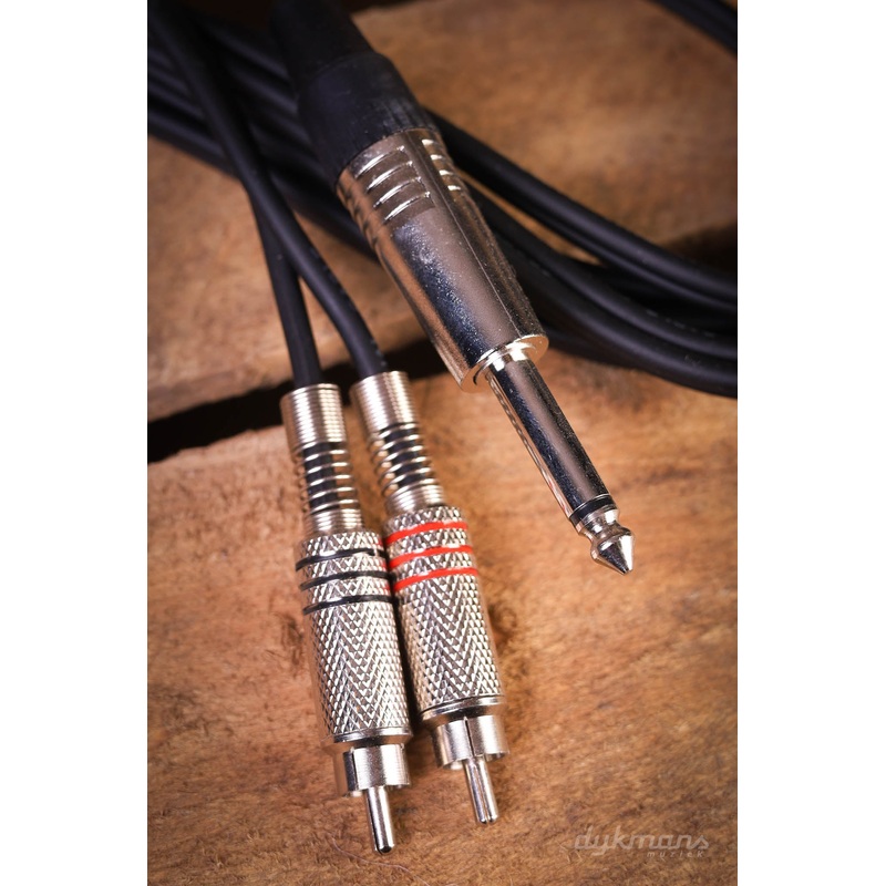 Yellow Cable K02-3 3m Cable 2x RCA to Jack