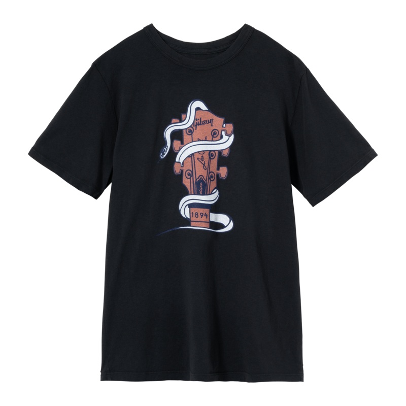 imogene + willie x Gibson "Snake on Guitar" Tee Black XS